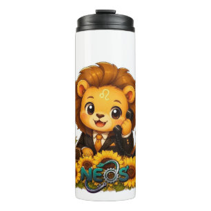 Kawaii Zodiac Neos Leo Thermal Tumbler
