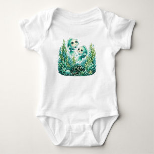 Kawaii Zodiac Neos Pisces Baby Bodysuit