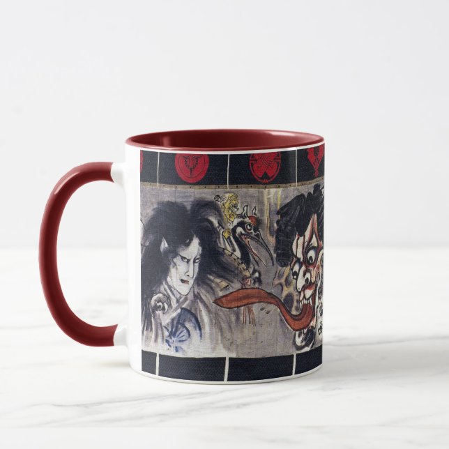 kawanabe Kyosai, Yohkai Mug (Left)