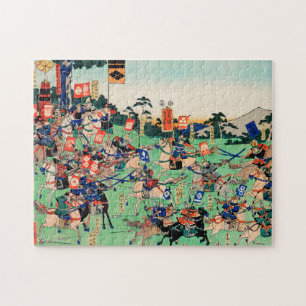 Kawanakajima no kassen (Battle of Kawanakajima) Jigsaw Puzzle