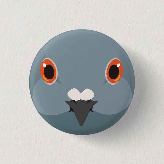 Kawaravat-Rock dove 3 Cm Round Badge (Front)