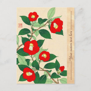 Kawarazaki Shodo Floral Calander of Japan flowers Postcard