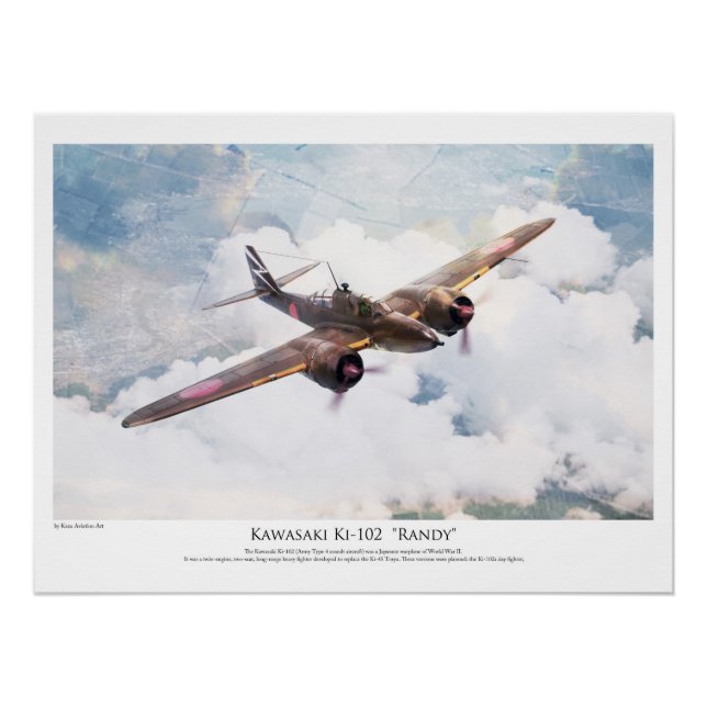 Kawasaki Ki-102 Randy Poster (Front)