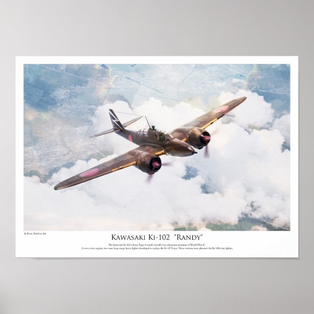 Kawasaki Ki-102 "Randy" Poster (Front)