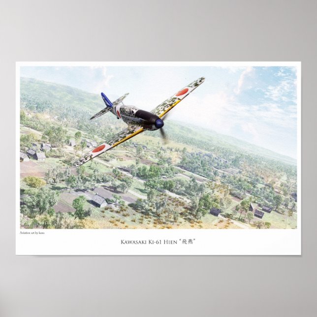 Kawasaki Ki-61 Poster (Front)