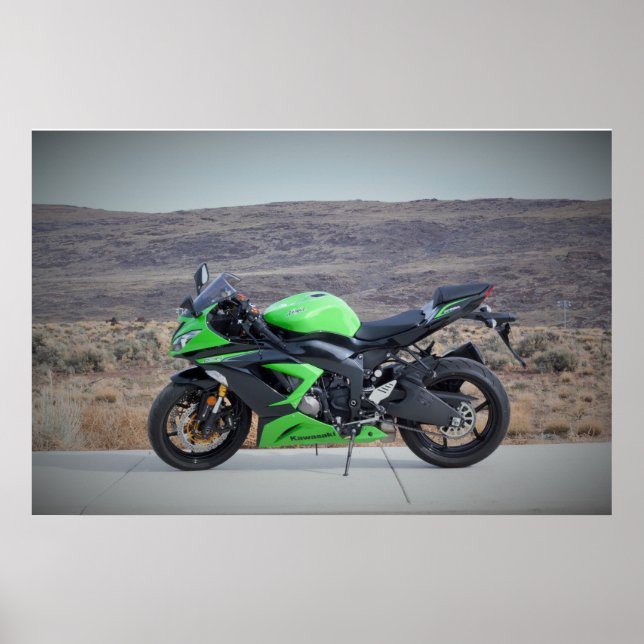 Kawasaki Ninja 636 Poster (Front)