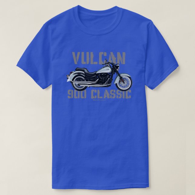 Kawasaki Vulcan 900 Classic white sg T-Shirt (Design Front)