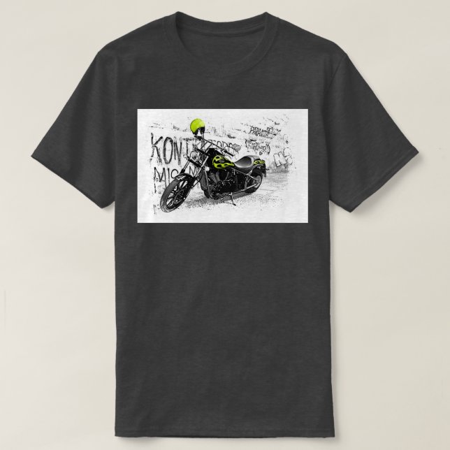 Kawasaki Vulcan 900  Motorcycle II  T-Shirt (Design Front)