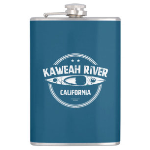 Kaweah River California Kayaking Hip Flask