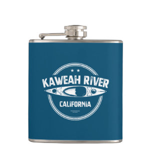Kaweah River California Kayaking Hip Flask