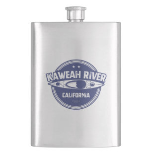 Kaweah River California Kayaking Hip Flask