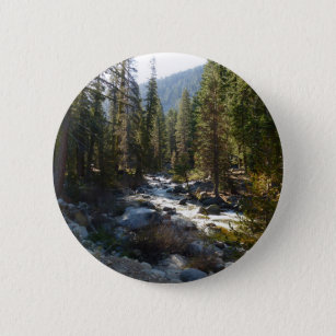 Kaweah River in Sequoia National Park 6 Cm Round Badge