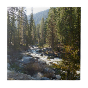 Kaweah River in Sequoia National Park Ceramic Tile