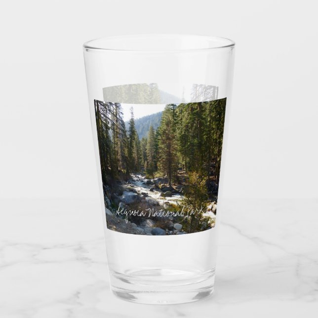Kaweah River in Sequoia National Park Glass (Front)