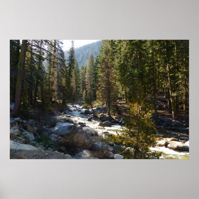 Kaweah River in Sequoia National Park Poster (Front)