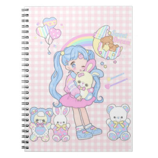 Kawii Sweet dreams (Spirail Notebook Pastel colour