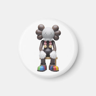 KAWS at Rest Magnet - Unique Printed Magnetic Art