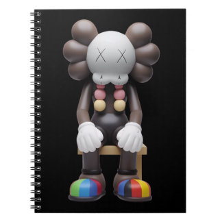 KAWS at Rest Printed Notebook - Unique Artistic
