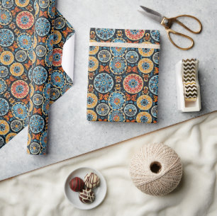Kawung Motif: Javanese Batik Art Masterpiece Wrapping Paper