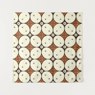 Kawung Motif, Javanese Batik Seamless Pattern, Sim Tapestry