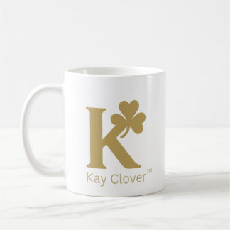 Kay Clover™ Signature Mug – Gold Monogram