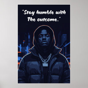 Kay Flock Poster – Stay Humble With the Outcome