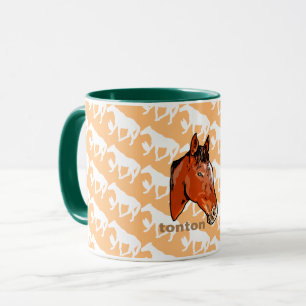 Kay Mei Farm Tonton Trochan Silhouette Mug
