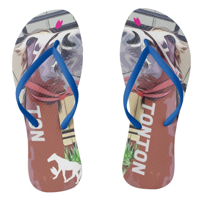 Kay Mei Farm Tontoro-chan "Party Tontoro-chan" Thongs (Footbed)