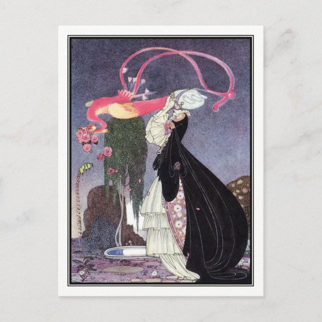 Kay Nielsen - In Powder and Crinoline Postcard (Front)