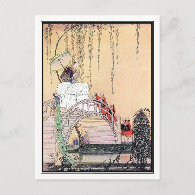 Kay Nielsen - In Powder and Crinoline Postcard (Front)