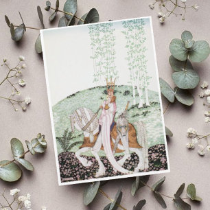 Kay Nielsen Then He Coaxed Her Down Card