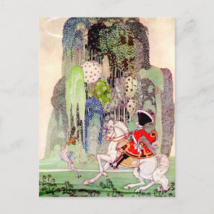 Kay Nielsen's Prince Charming from Sleeping Beauty Postcard