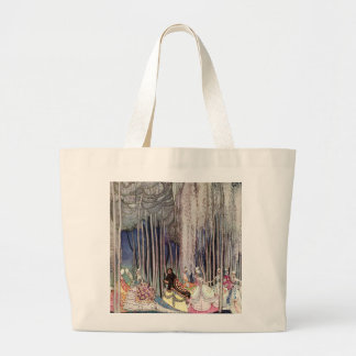 Kay Nielsen's The Twelve Dancing Princesses Large Tote Bag