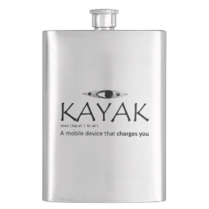 Kayak, A Mobile Device That Charges You Hip Flask