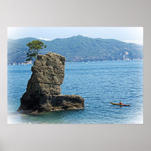 Kayak Adventures - Santa Margherita Ligure, Italy Poster