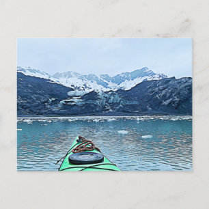 Kayak Alaska Photography Postcard