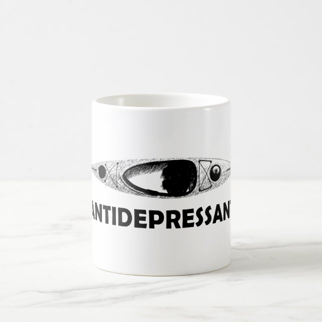 Kayak Antidepressant Coffee Mug (Center)
