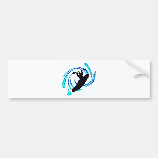 Kayak At Surfers Bumper Sticker (Front)