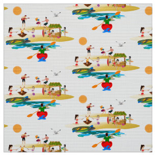 Kayak Beach Party Fabric