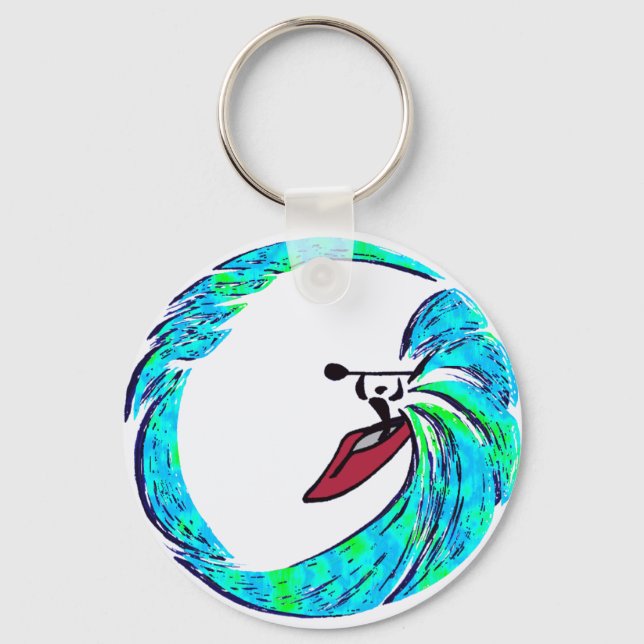 Kayak big surge key ring (Front)