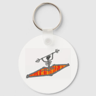 kayak bones ride key ring