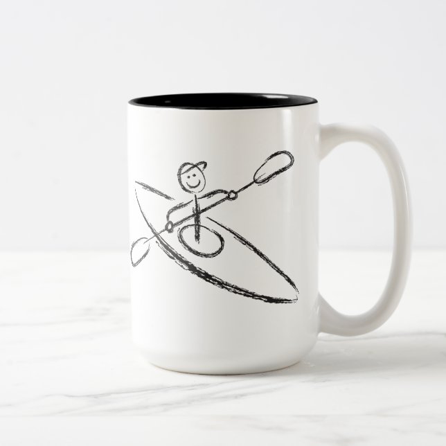 Kayak Brush Mug (Right)