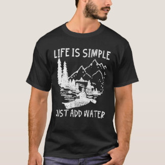 Kayak Canoeing Driving River Water Water River Lif T-Shirt