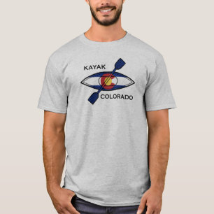 Kayak Colorado Flag T-Shirt