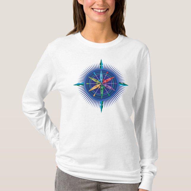 Kayak Compass T-shirt (Front)