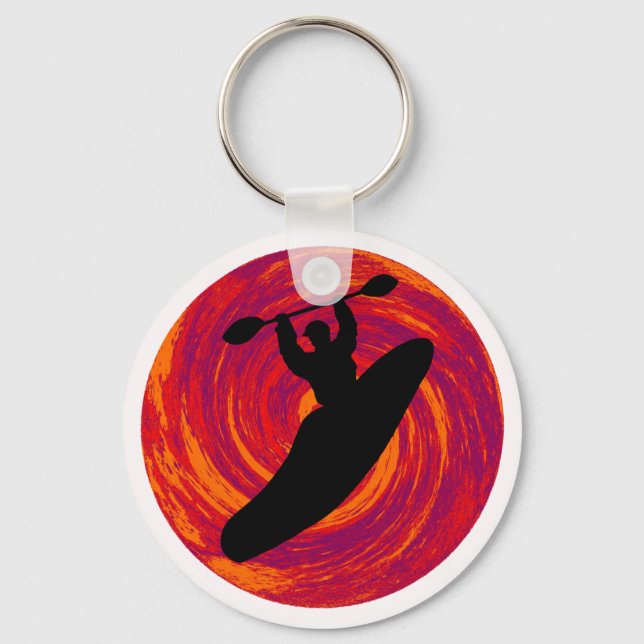 Kayak Cosmic Waters Key Ring (Front)