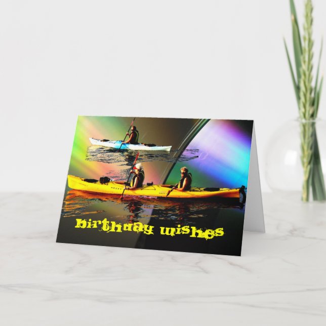 Kayak DReams Birthday Card Multi-use Card (Front)