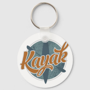 Kayak Emblem Key Ring