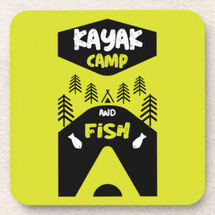 Kayak fish and camp fishing trip gifts    magic mu coaster