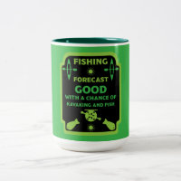 Kayak fish and camp fishing trip gifts travel mug